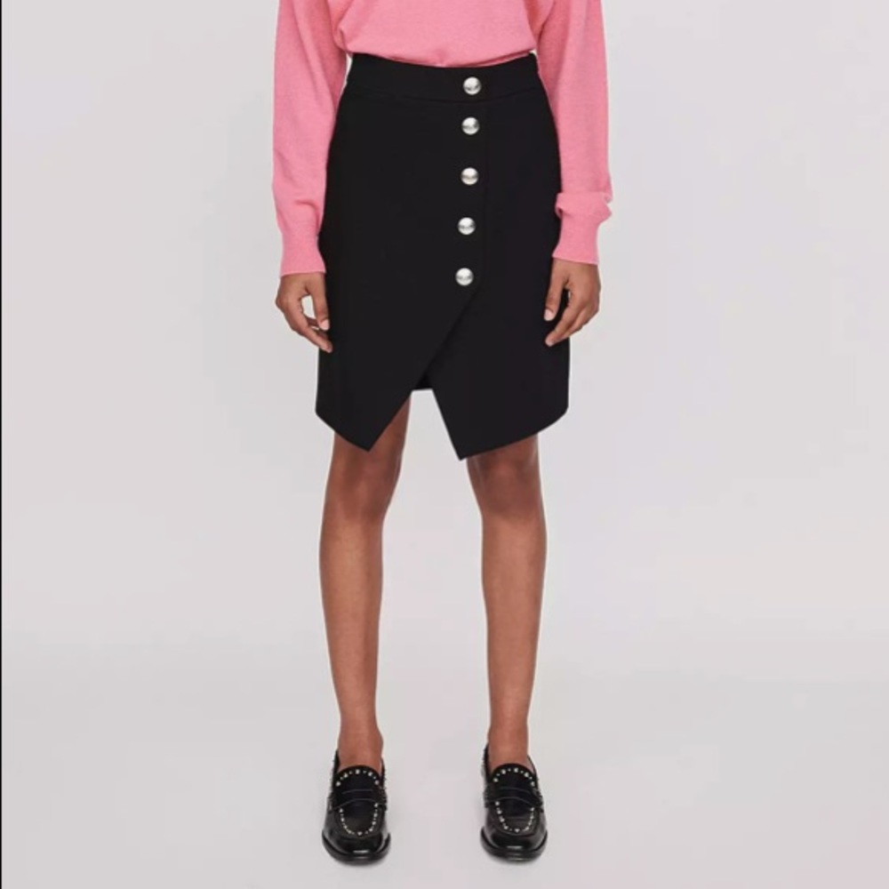 NWT Maje pencil skirt with buttons